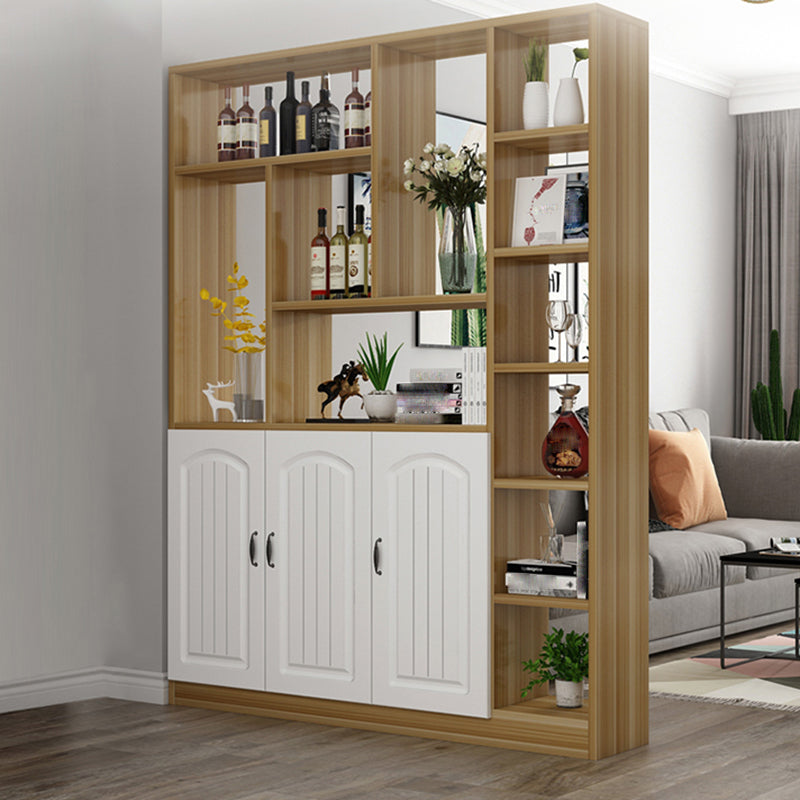Modern Cabinet Water Resistant Wood Accent Cabinet with Doors