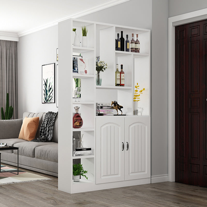 Modern Cabinet Water Resistant Wood Accent Cabinet with Doors