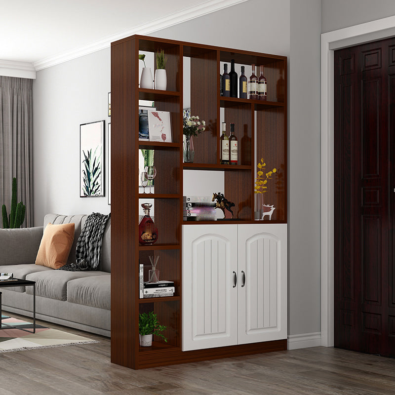 Modern Cabinet Water Resistant Wood Accent Cabinet with Doors
