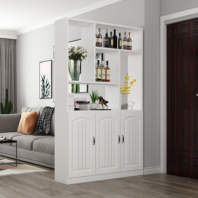 Modern Cabinet Water Resistant Wood Accent Cabinet with Doors