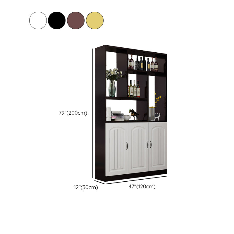 Modern Cabinet Water Resistant Wood Accent Cabinet with Doors