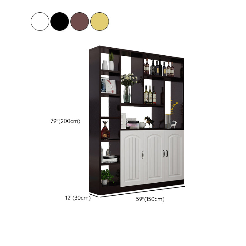Modern Cabinet Water Resistant Wood Accent Cabinet with Doors