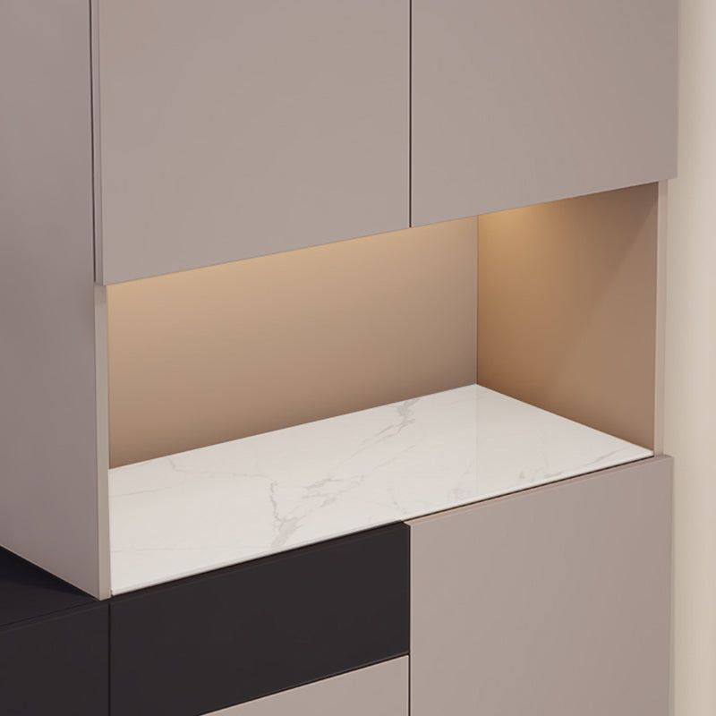 Modern Accent Cabinet Scratch Resistant and Stain Resistant Storage Cabinet with Doors