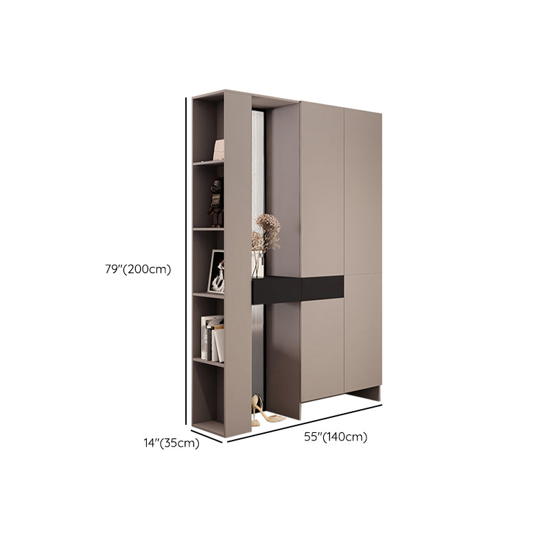 Modern Accent Cabinet Scratch Resistant and Stain Resistant Storage Cabinet with Doors