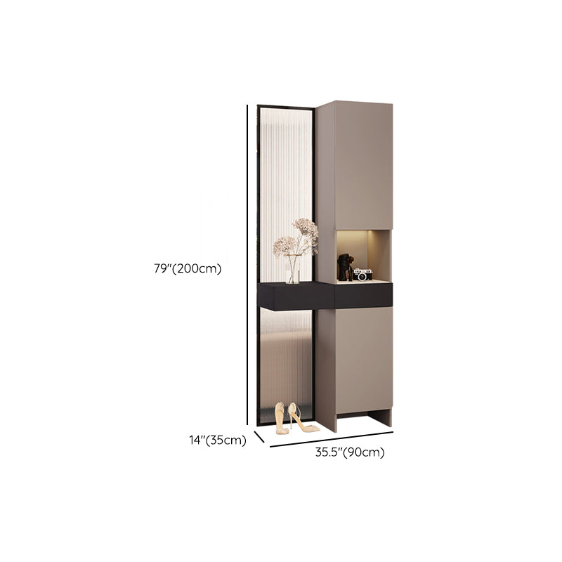 Modern Accent Cabinet Scratch Resistant and Stain Resistant Storage Cabinet with Doors