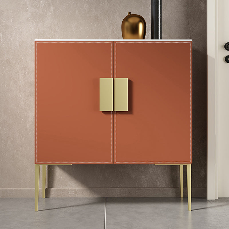 Orange Cabinet Standard 33.46" Tall Accent Cabinet with Doors