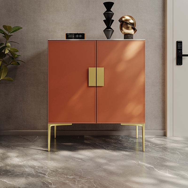 Orange Cabinet Standard 33.46" Tall Accent Cabinet with Doors