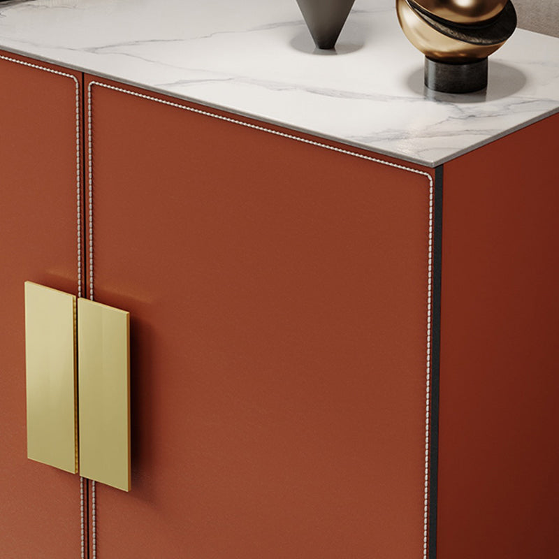 Orange Cabinet Standard 33.46" Tall Accent Cabinet with Doors