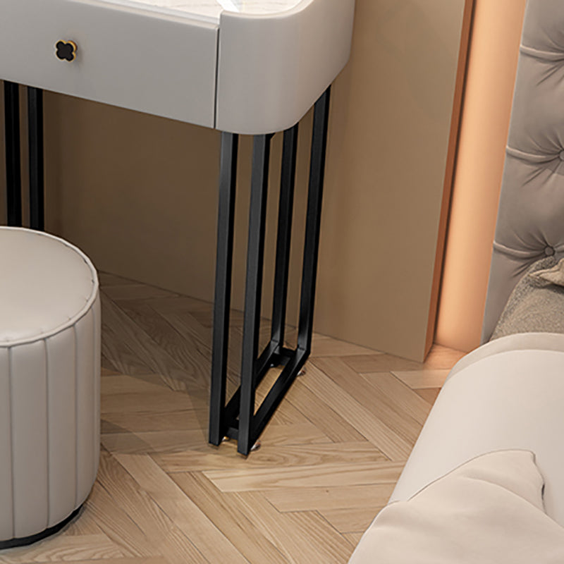 Modern Makeup Vanity Desk with 3 Drawers in Solid Wood Frame