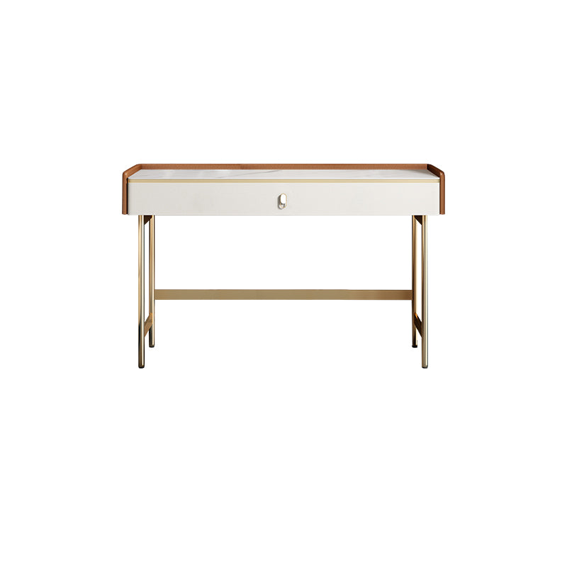 15" Wide Glam Make-up Vanity Wooden Dressing Table with Drawer