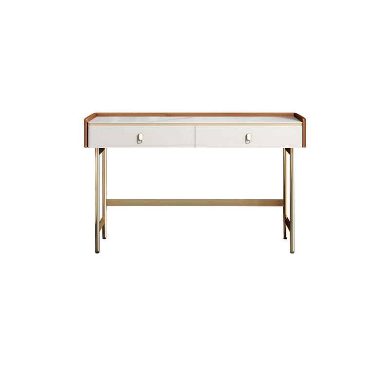 15" Wide Glam Make-up Vanity Wooden Dressing Table with Drawer
