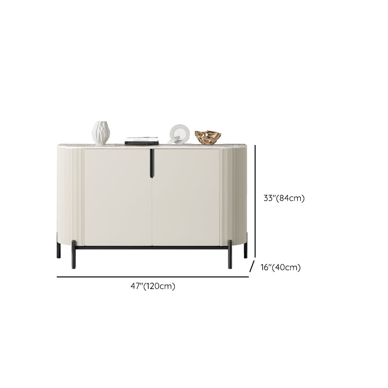 Designer Rectangle Accent Cabinet Bar Pulls Accent Cabinet with Drawer