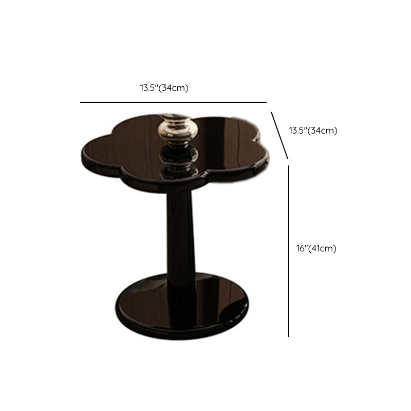Simple Black Coffee or End Table Contemporary Coffee Cocktail Table with 4 Legs