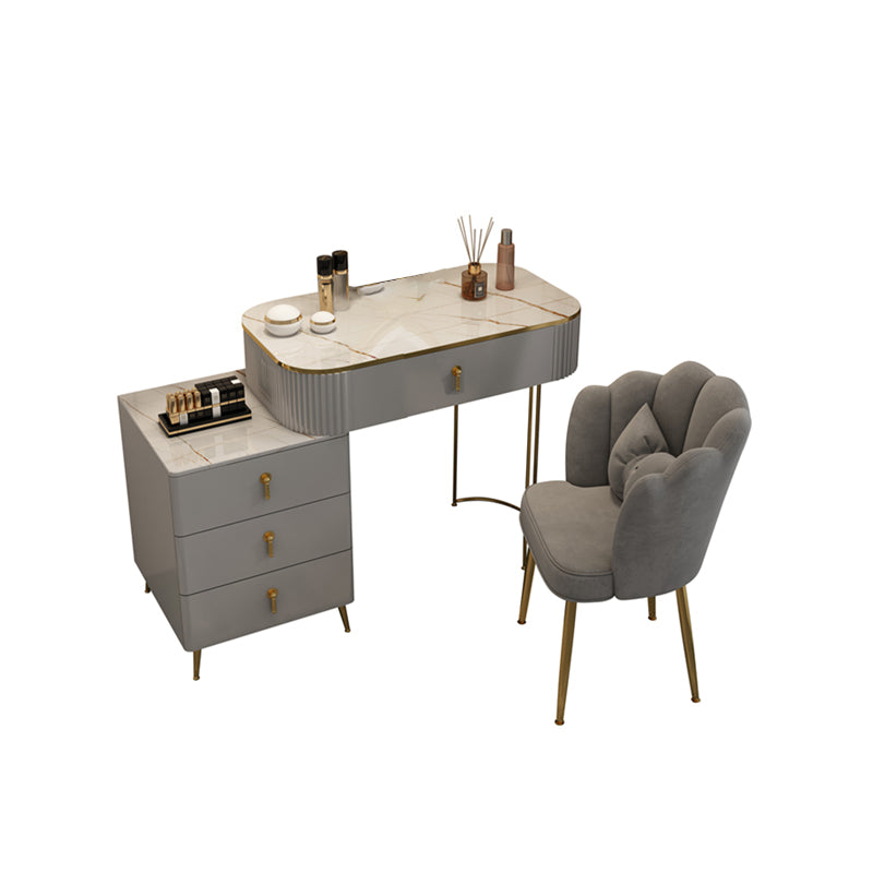 Lighted Mirror Makeup Vanity Storage Box Vanity Dressing Table