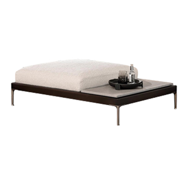 Aluminum Patio Sofa 1 Piece Water Resistant and UV Resistant Outdoor Patio Sofa