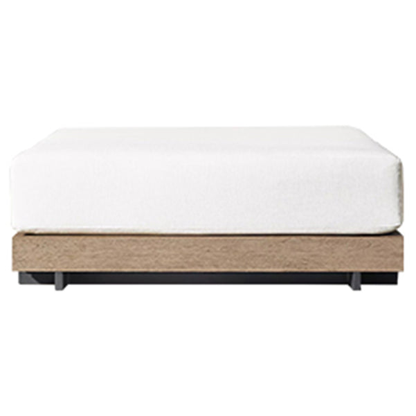 Minimalistic Solid Wood Outdoor Sectional Sofa Farmhouse Water Resistant Outdoor Sectional