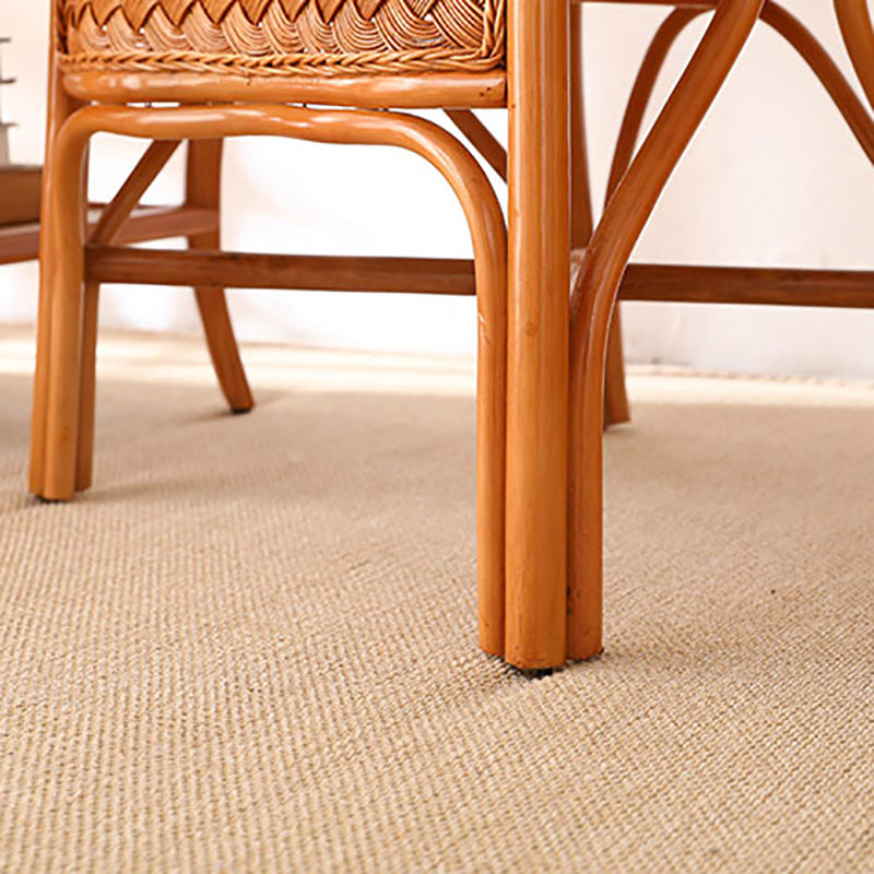 21" Wide Tropical Rattan High Backrest Outdoor Chair with Arm