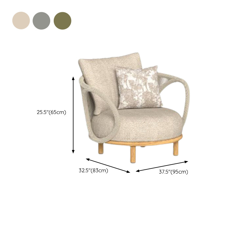 Minimalistic Patio Sofa Farmhouse Style Villa Outdoor Patio Sofa