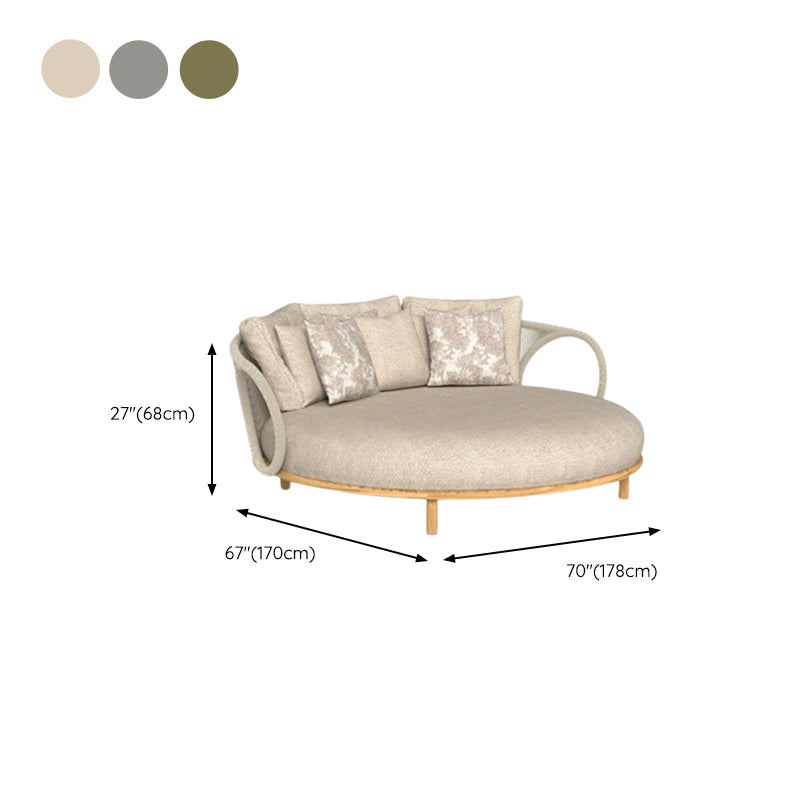 Minimalistic Patio Sofa Farmhouse Style Villa Outdoor Patio Sofa