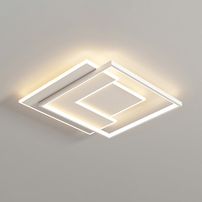 Unique Shape Flush Lighting Modern Metal Flush Mount Lighting