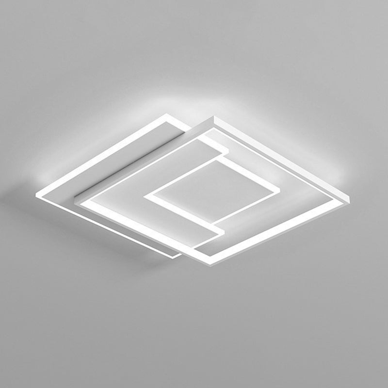 Unique Shape Flush Lighting Modern Metal Flush Mount Lighting