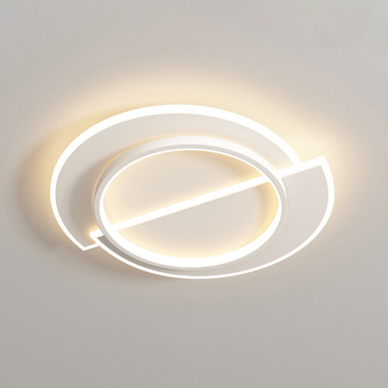 Unique Shape Flush Lighting Modern Metal Flush Mount Lighting