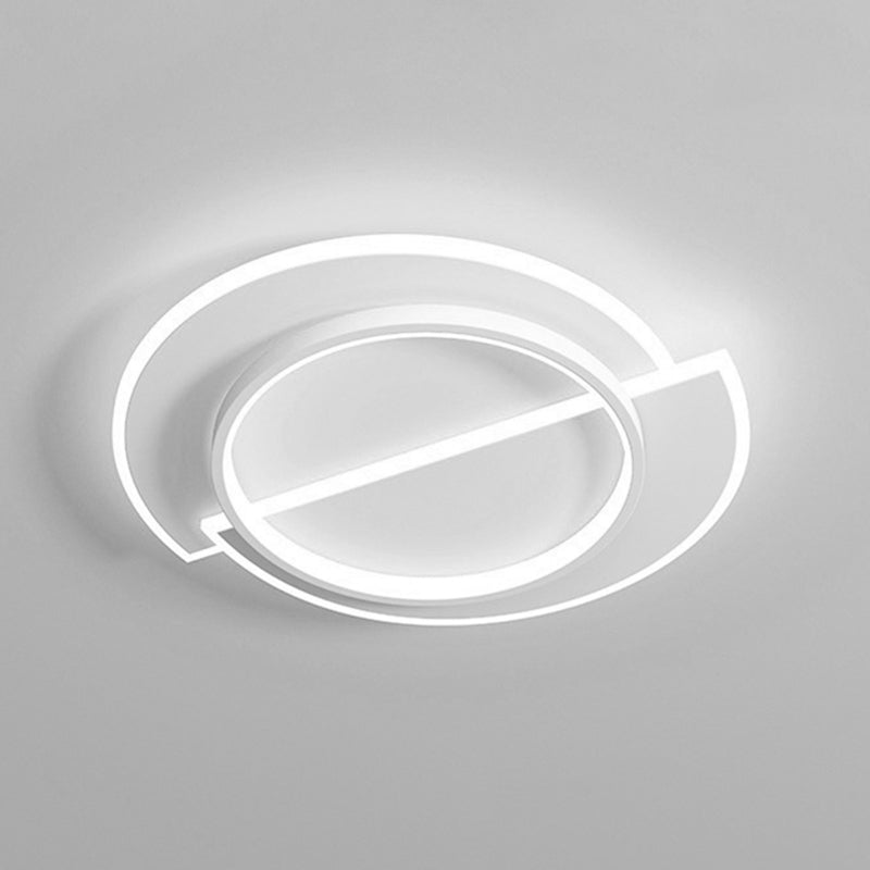 Unique Shape Flush Lighting Modern Metal Flush Mount Lighting