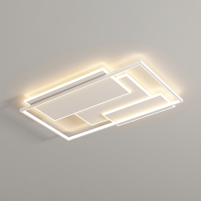 Unique Shape Flush Lighting Modern Metal Flush Mount Lighting