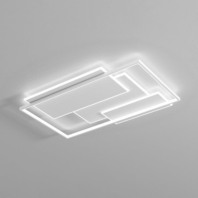 Unique Shape Flush Lighting Modern Metal Flush Mount Lighting