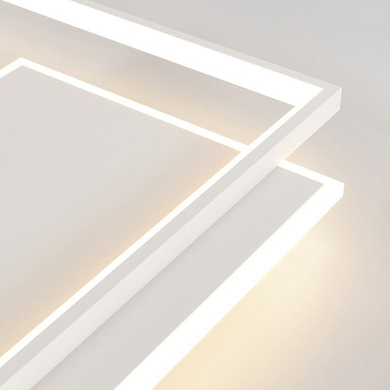 Unique Shape Flush Lighting Modern Metal Flush Mount Lighting