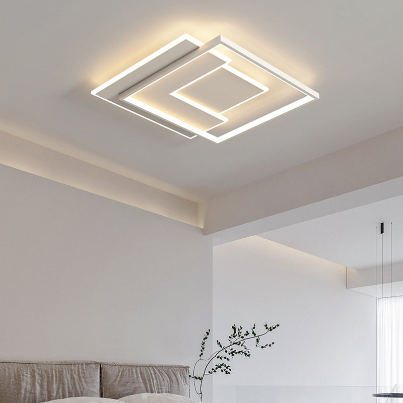 Unique Shape Flush Lighting Modern Metal Flush Mount Lighting