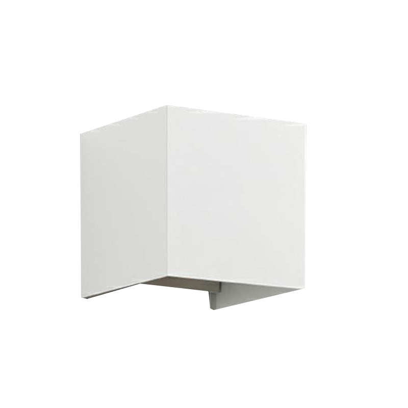 Square Wall Lighting Contemporary Metal 1 Light Wall Sconces