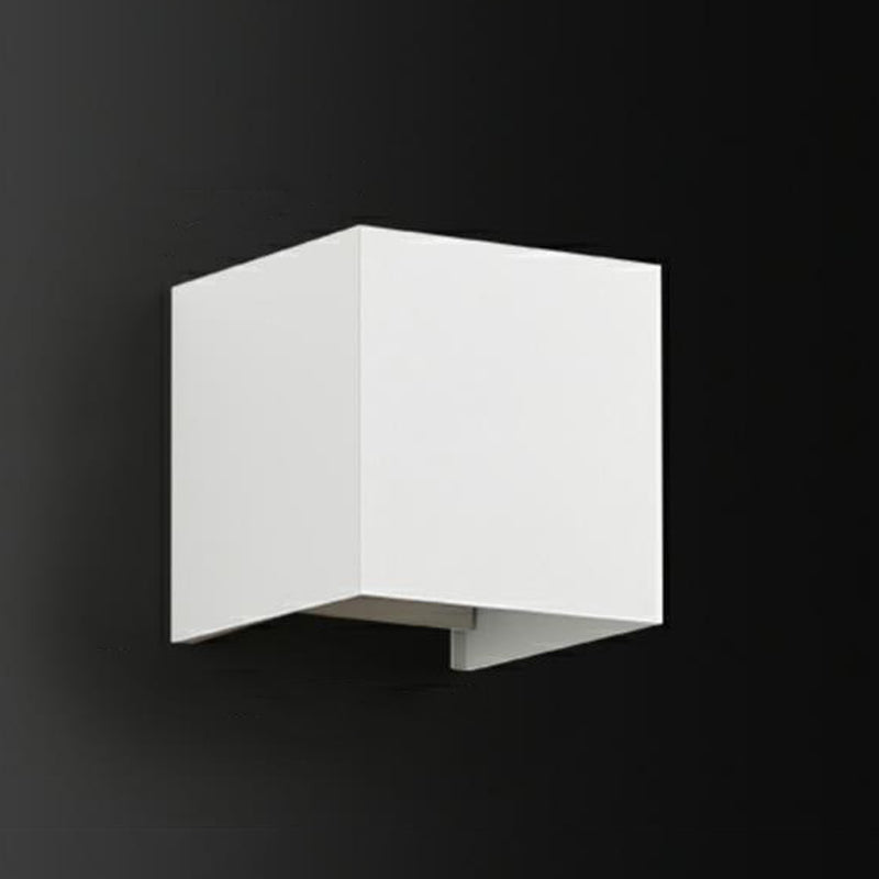 Square Wall Lighting Contemporary Metal 1 Light Wall Sconces