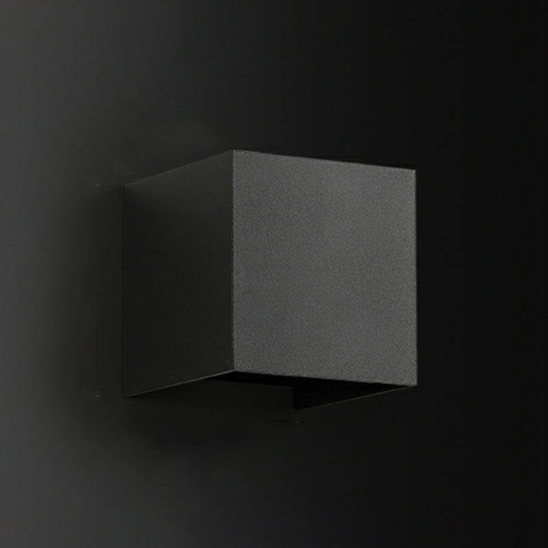 Square Wall Lighting Contemporary Metal 1 Light Wall Sconces