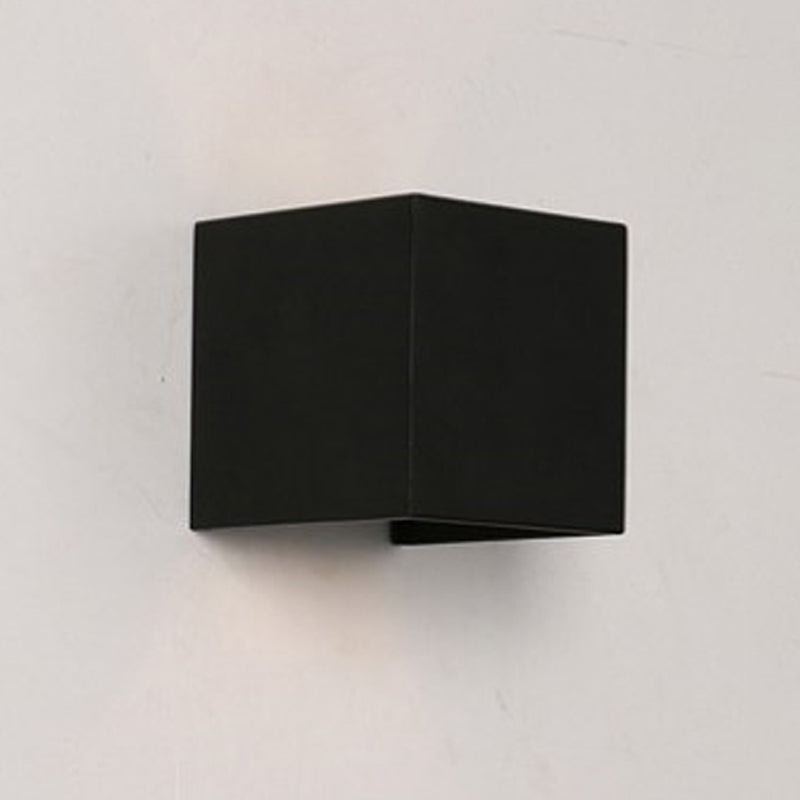 Square Wall Lighting Contemporary Metal 1 Light Wall Sconces