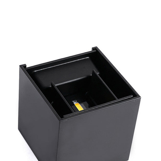 Square Wall Lighting Contemporary Metal 1 Light Wall Sconces