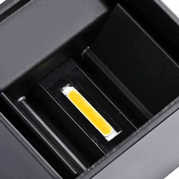 Square Wall Lighting Contemporary Metal 1 Light Wall Sconces