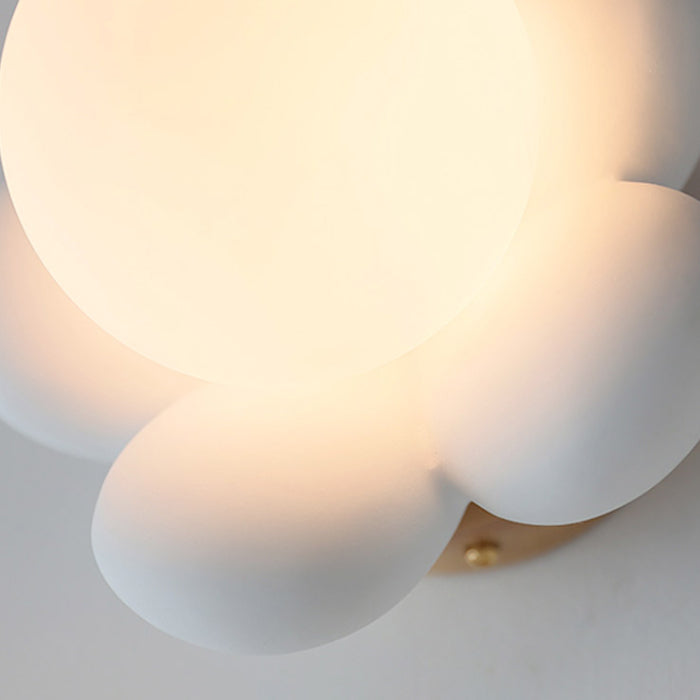 Modern White / Pink Wall Light Fixture Minimalist Wall Light Sconce for Bedroom