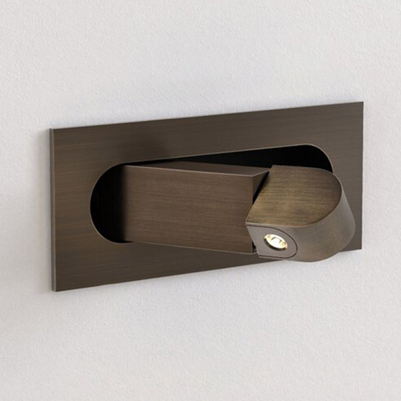 Modern Metal Wall Sconces Rectangle Shape Wall Light for Bedroom