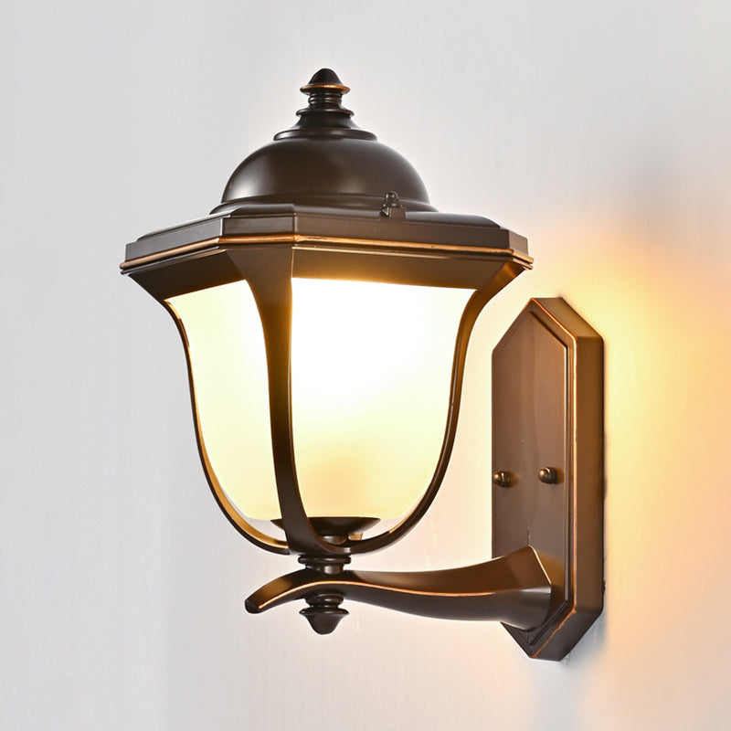 Modern Geometric Wall Lamps Metal 1 Light Wall Light Fixtures