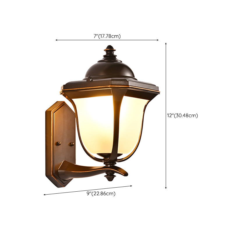 Modern Geometric Wall Lamps Metal 1 Light Wall Light Fixtures