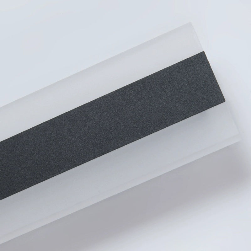 Linear Wall Lighting Simplicity Metal 1 Light Wall Sconces in Black