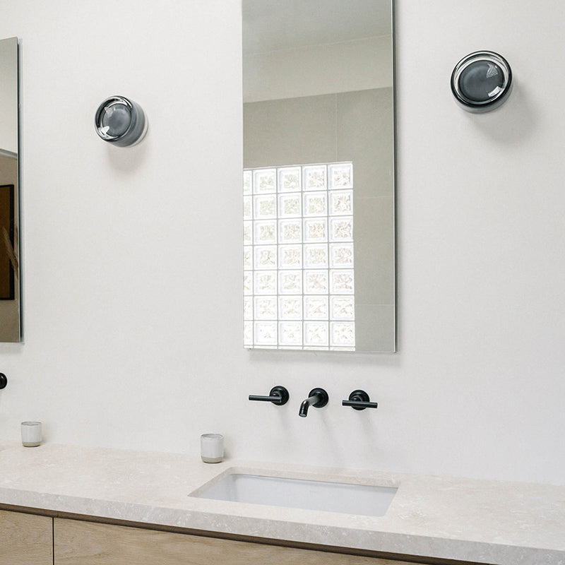 Nordic Vanity Lighting Round Wall Light Fixture with Acrylic for Bathroom