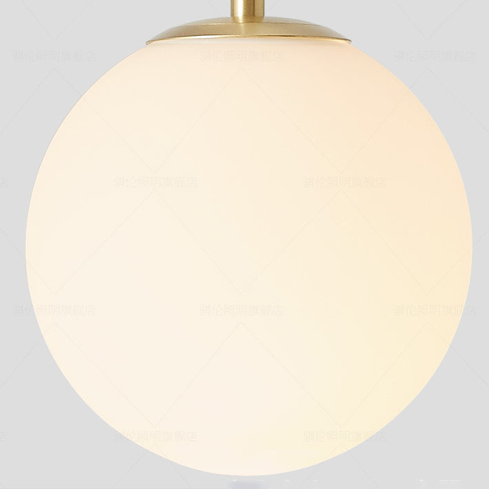 Contemporary Vanity Light Household Glass Shade Wall Light Sconce for Washroom