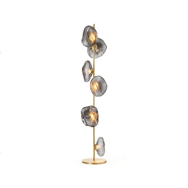 Modern Floor Lamp Creative Glass LED Floor Standing Light for Living Room