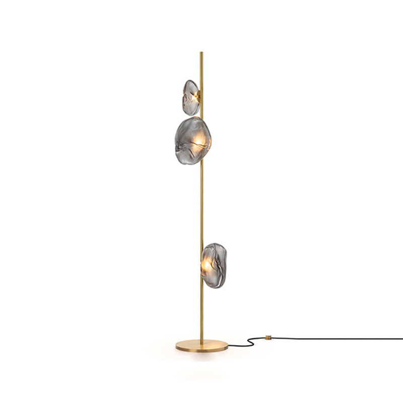 Modern Floor Lamp Creative Glass LED Floor Standing Light for Living Room