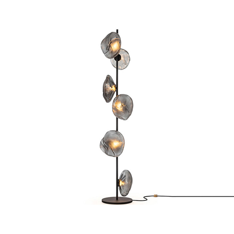 Modern Floor Lamp Creative Glass LED Floor Standing Light for Living Room