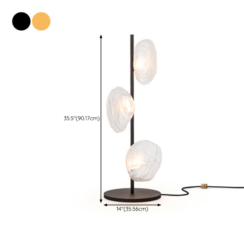 Modern Floor Lamp Creative Glass LED Floor Standing Light for Living Room
