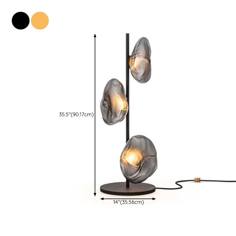 Modern Floor Lamp Creative Glass LED Floor Standing Light for Living Room