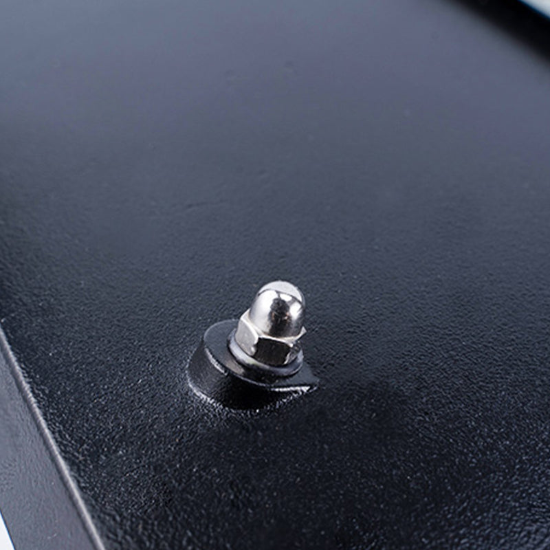 Modern Geometric Pillar Lamp Minimalist LED Solar Lighting Fixture for Garden